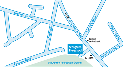 Map of Stoughton Pre School